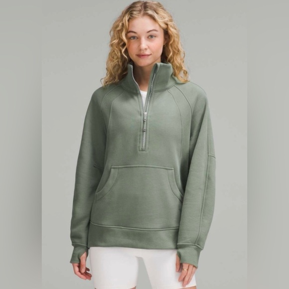 Lululemon Scuba Oversized Funnel-Neck
Half Zip *Long
Grey Eucalyptus xl/xxl - Picture 1 of 9
